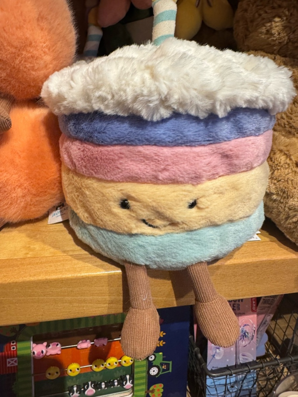 Jellycat Amuseables Rainbow Birthday Cake Medium - Picture 4 of 4